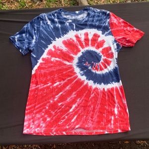 CITY STREETS RED WHITE & BLUE TIE-DYE Graphic Tee
